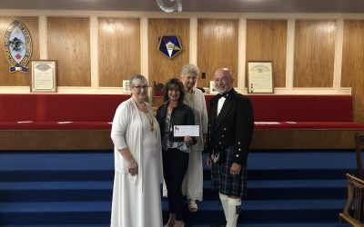 The Chas Maria Chapter Donates $1700 to Cancer Care