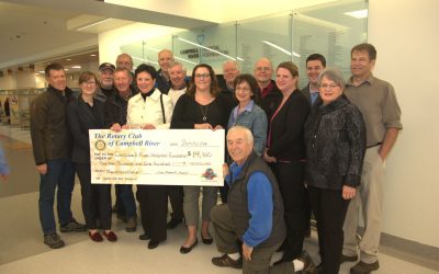 Campbell River Rotary Clubs donate to help our smallest patients