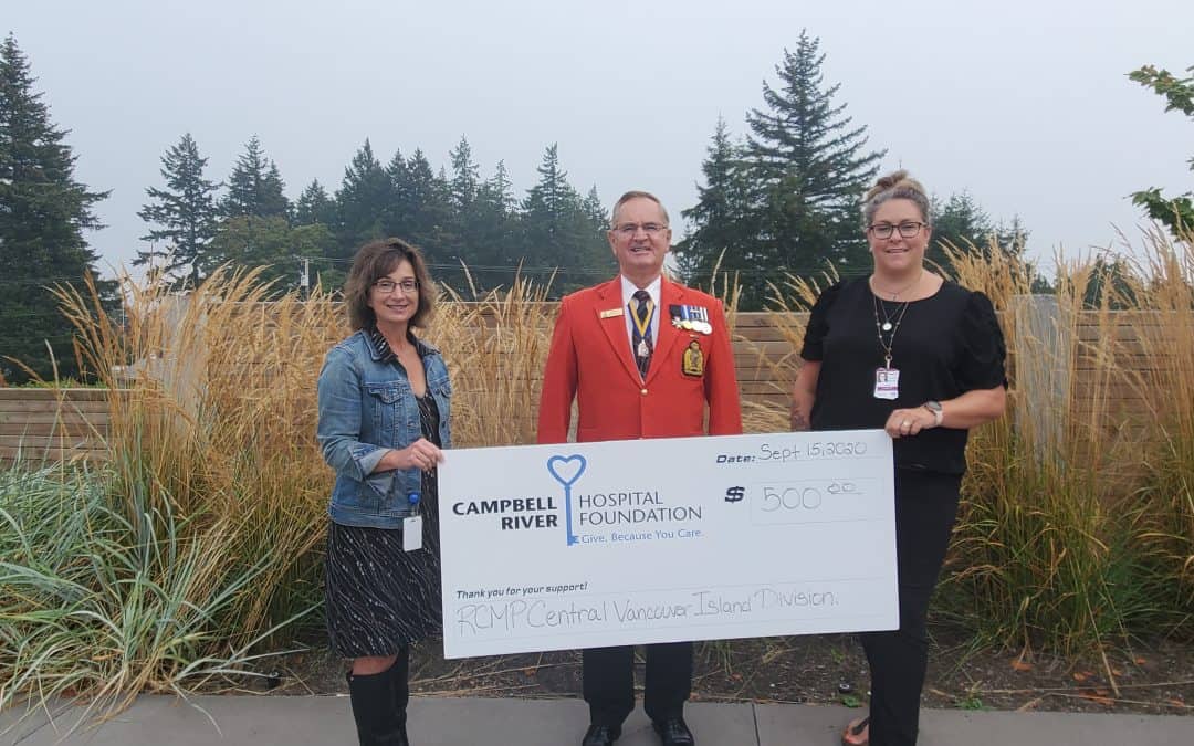 RCMP Central Vancouver Island Division of Veterans Donates $500