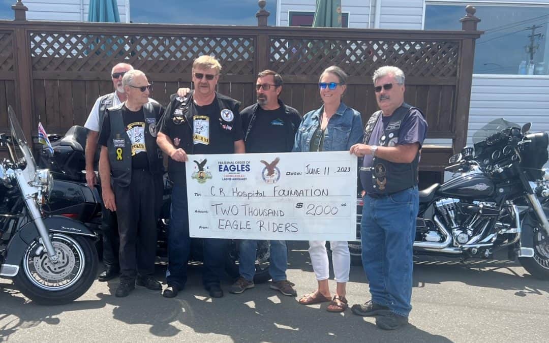 Eagle Riders Campbell River’s Poker Ride supports local charities