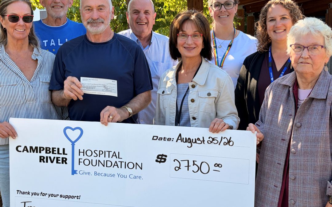 Campbell River Italian Cultural Society Steps Up for Local Healthcare